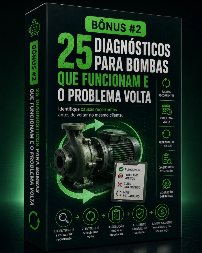 Bônus 2 - 25 Diagnósticos para Bombas que Funcionam e o Problema Volta